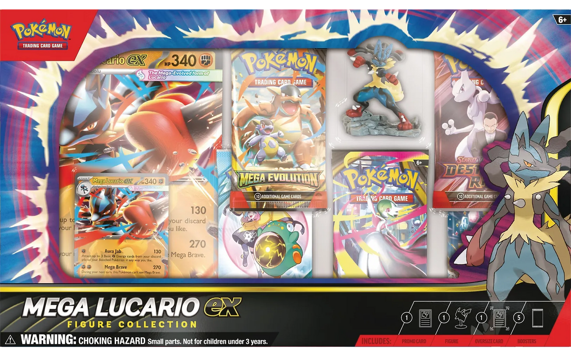 Pokémon TCG: Mega Lucario EX Figure collection korttipakkaus