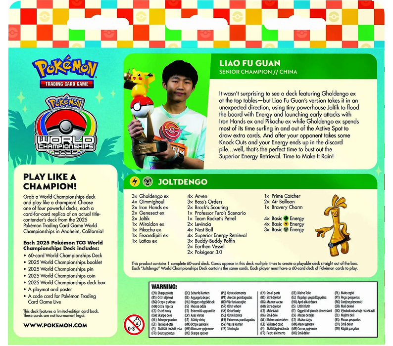 Pokémon World Championships Deck 2025 – Liao Fu Guan
