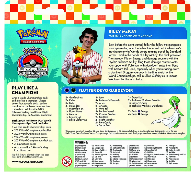 Pokémon World Championships Deck 2025 – Riley McKay