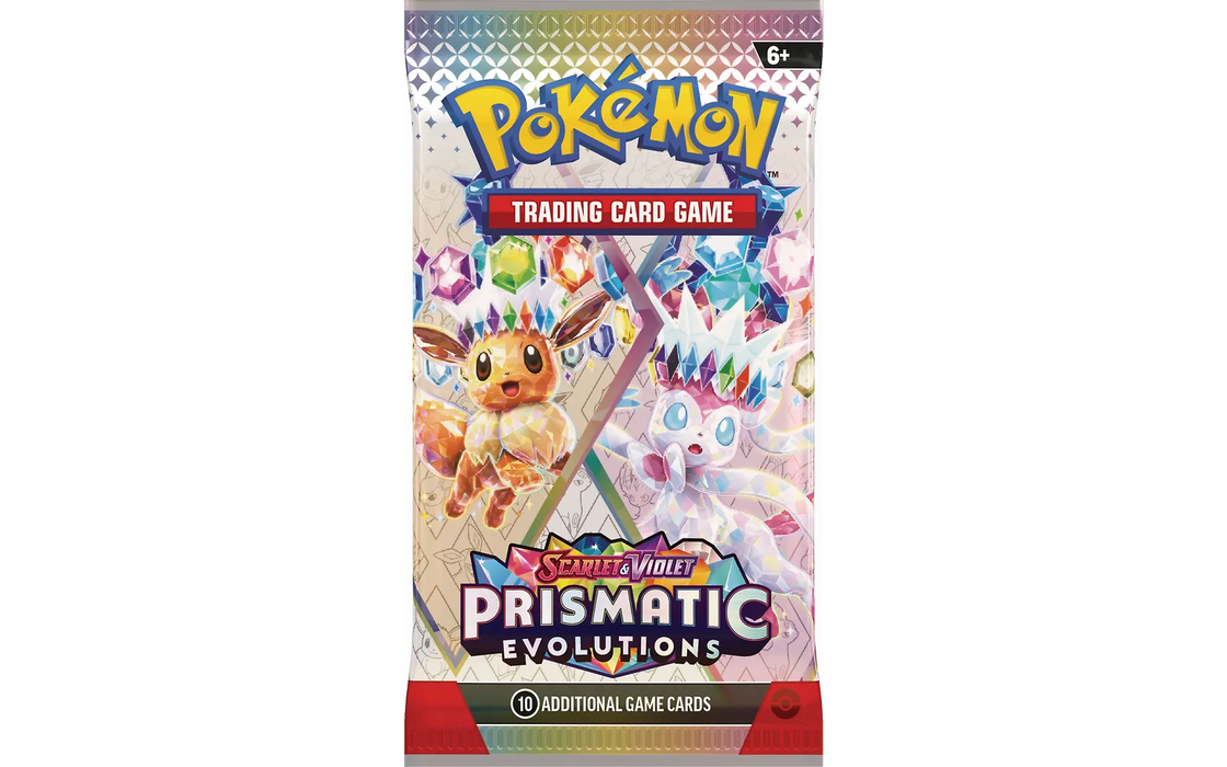 Pokemon Scarlet & Violet Prismatic Evolutions Booster Bundle keräilykortti pakkaus