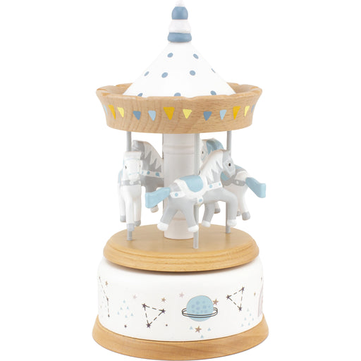 Puinen hevos Karuselli soittorasia M