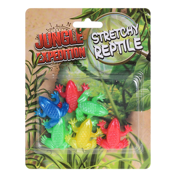 Jungle Expedition super joustavat mini sammakot 6kpl