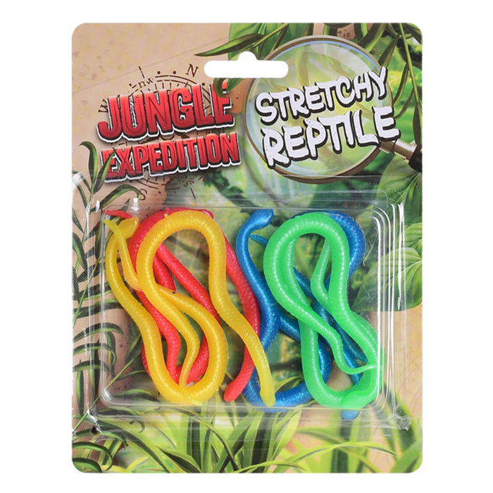 Jungle Expedition super joustavat mini käärmeet 6kpl