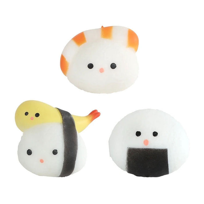 Kawaii Squishy Sushi 5cm puristelu fidget lelu - Lajitelma