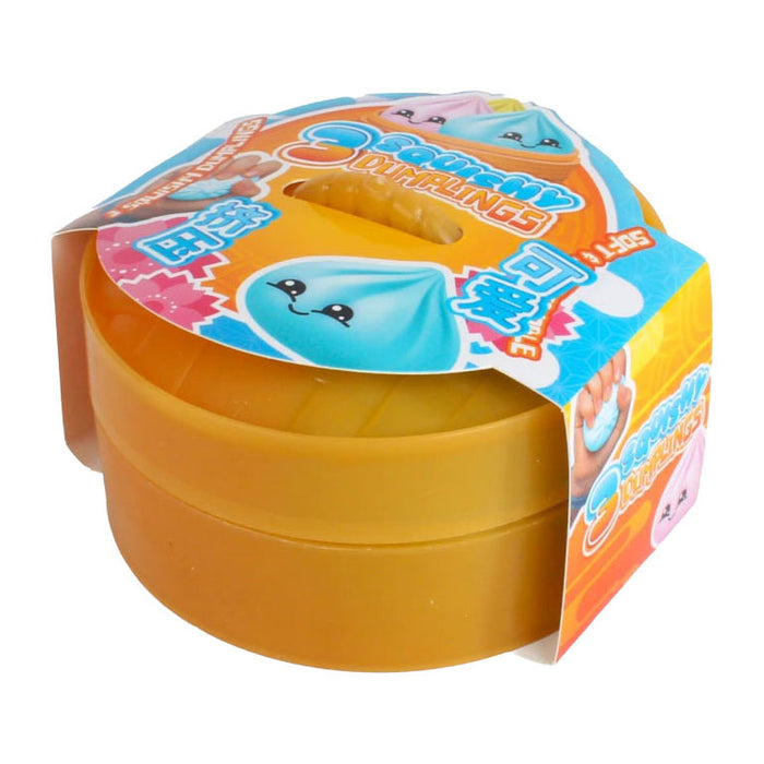Squishy Dumpling 3-pack fidget lelu