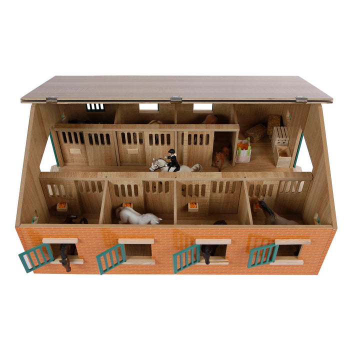 Kids Globe Hevostalli 1:24 (sopii Schleich hevosille)