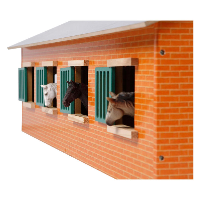 Kids Globe Hevostalli 1:24 (sopii Schleich hevosille)
