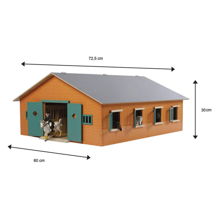 Kids Globe Hevostalli 1:24 (sopii Schleich hevosille)