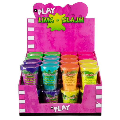 Play metallic slimy lima pakkaus 1kpl - lajitelma