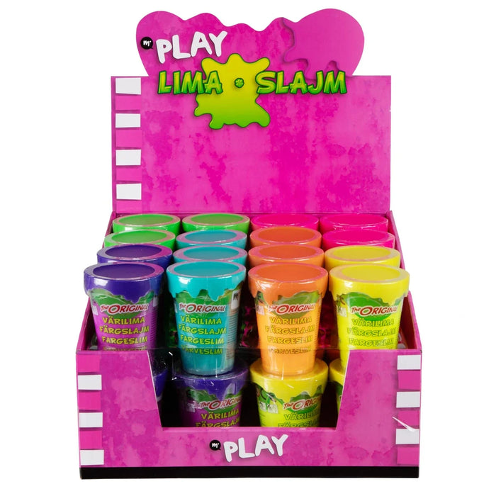 Play metallic slimy lima pakkaus 1kpl - lajitelma