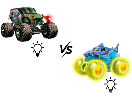 Monster Jam Glowing Light autot 2kpl