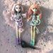 Monster High Rochelle Goyle & Catrine DeMew Ghoul Chat nuket - Second Hand