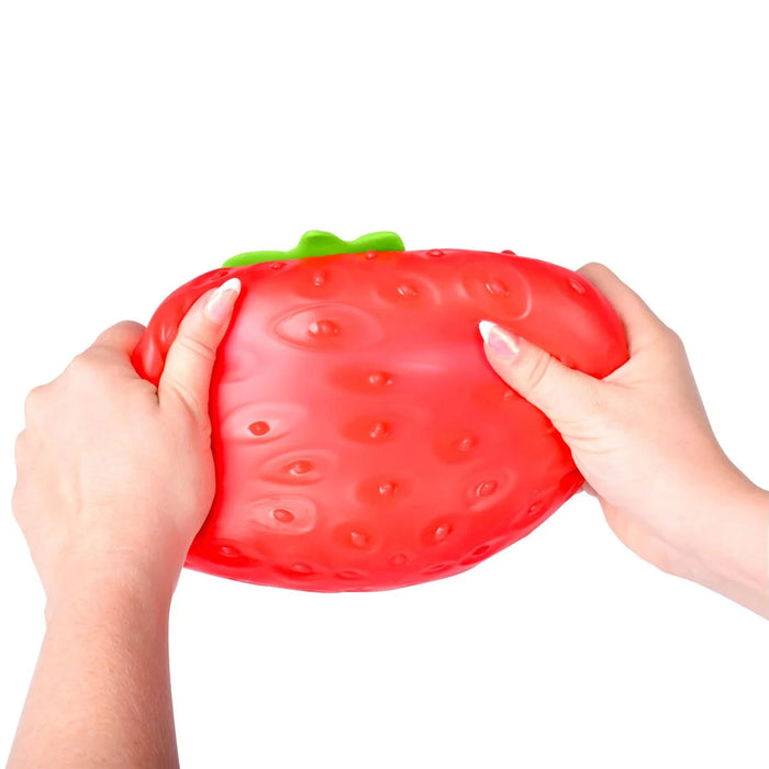 Squishy XXL Mansikka puristeltava Stressi fidget lelu