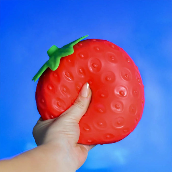 Squishy XXL Mansikka puristeltava Stressi fidget lelu