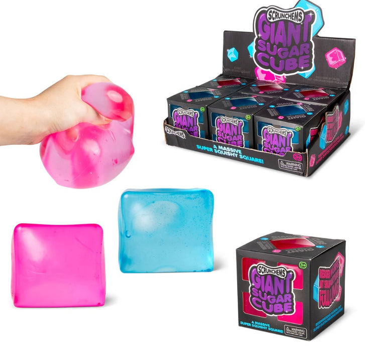 Scrunchems Giant Sugar Cube stressi lelu