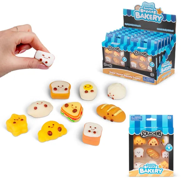 Scrunchems Squishy Buddies Bakery hahmot 9kpl