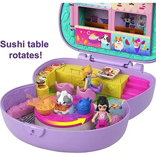 Polly Pocket Sushi Shop Cat -leikkisetti