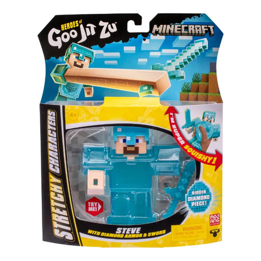Goo Jit Zu Minecraft Steve venyvä hahmo