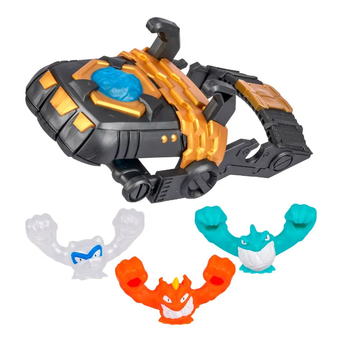 Goo Jit Zu Meteor Madness Mega Launcher -laukaisin ja hahmot