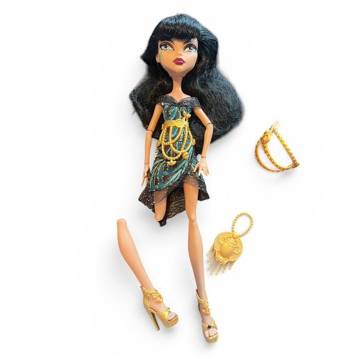 Monster High Frights camera action! Black Carpet Cleo de Nile nukke - Second Hand
