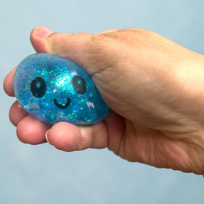 Squishy Dumpling Glitter Beads Edition 5,5cm yllätys fidget