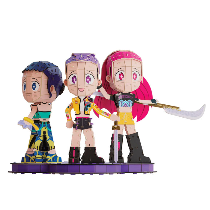 K-Pop Demon Hunters 4D Huntrix Chibi palapeli