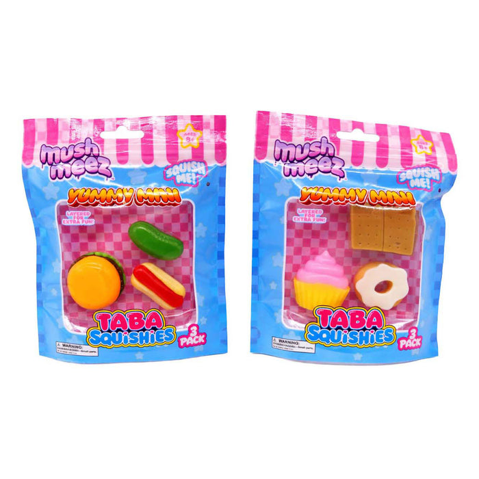 Mushmeez - Minis Squishy fidget hahmot 3kpl