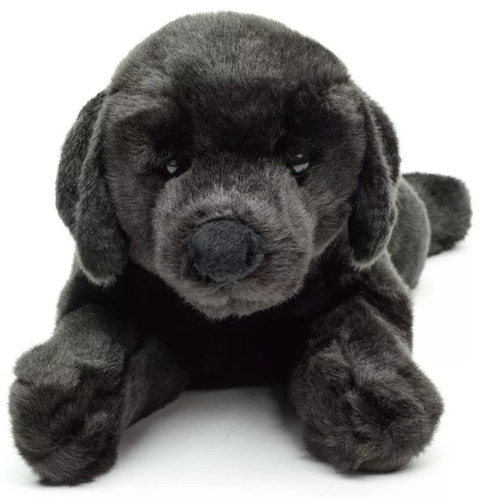 Musta Labradorinnoutaja pehmolelu 40cm