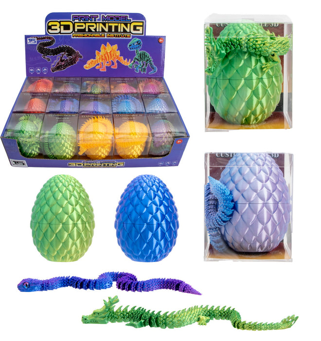 Magic 3D Muna lohikäärme tai lisko 10 cm - lajitelma