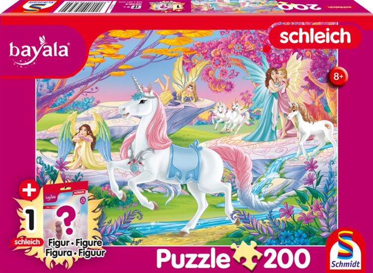 Schmidt Schleich Bayala palapeli, 200 palaa + figuuri