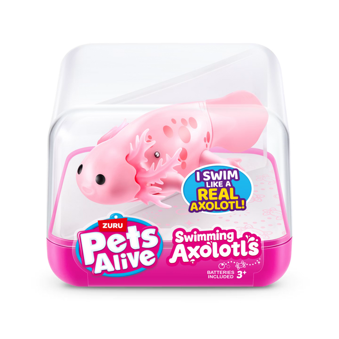 Zuru Pets Alive uiva Axolotl - vaaleanpunainen