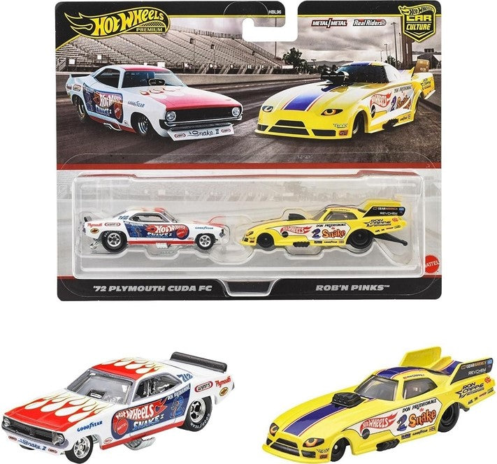 Hot Wheels Premium 2-pack - '72 Plymouth Cuda FC + Rob'N Pinks