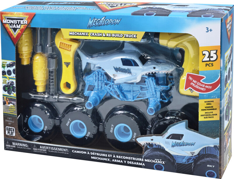 Monster Jam Mechanix 1:18 Megalodon auto - kokoa ja pura