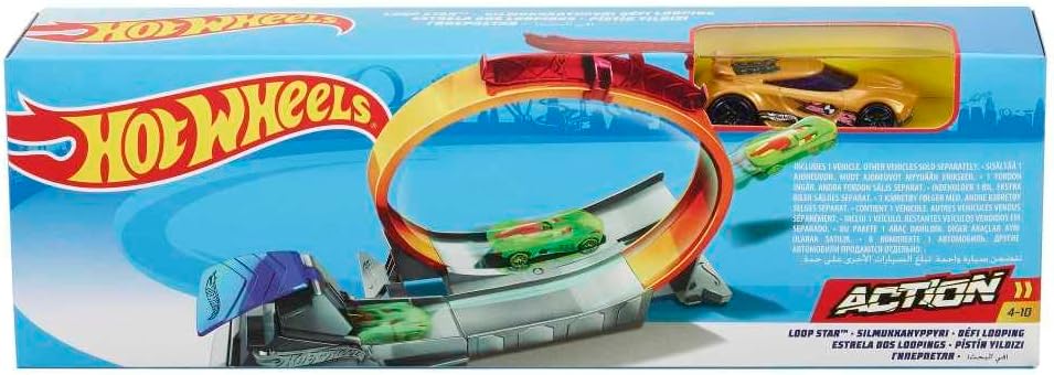 Hot Wheels Stunt Tracks Loop Star autorata leikkisetti