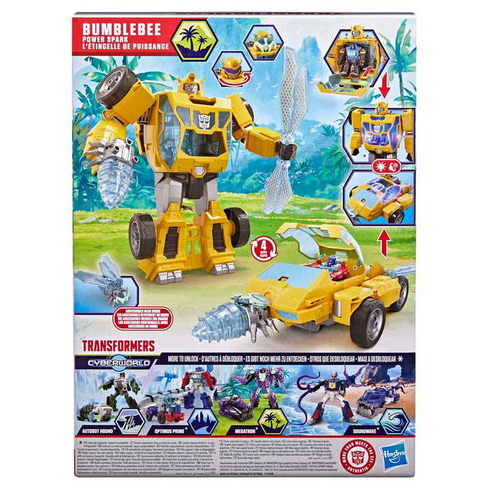 Transformers Cyberworld Power Spark Bumblebee 28cm - äänillä ja valoilla
