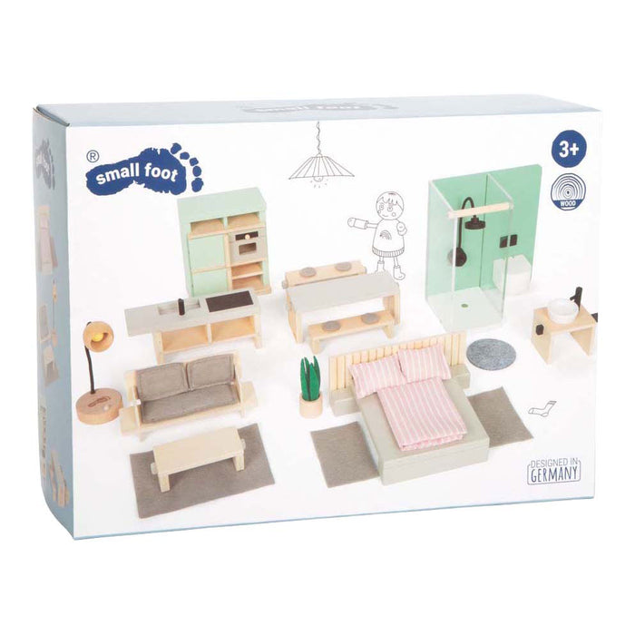 Small Foot modernit Nukkekodin kalusteet