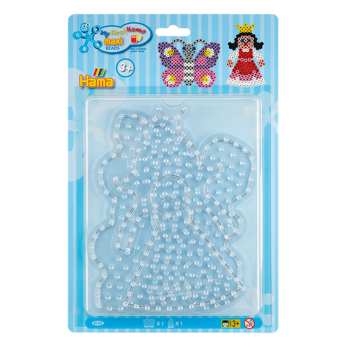 Hama helmi Maxi alustat - Perhonen ja prinsessa