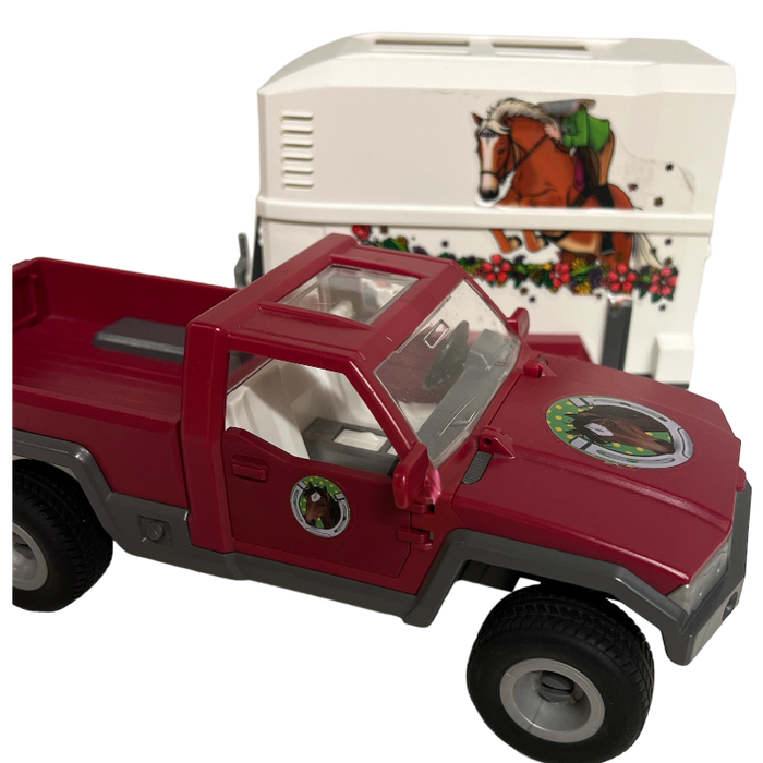 Schleich Auto ja hevostraileri - Second Hand