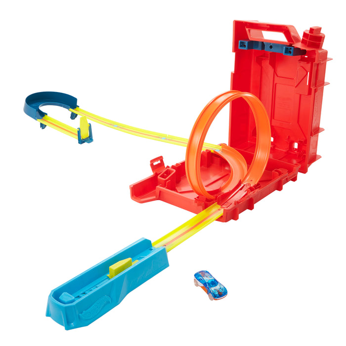 Hot Wheels Fuel Can Stunt Box autorata leikkisetti
