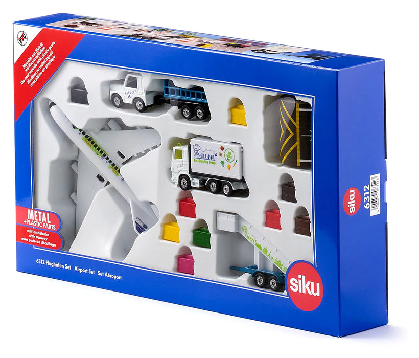 Siku 6312 Lentokone ja lentokenttä leikkisetti