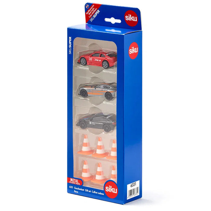 Siku 6331 Ralliautot 3kpl + lisätarvikkeet