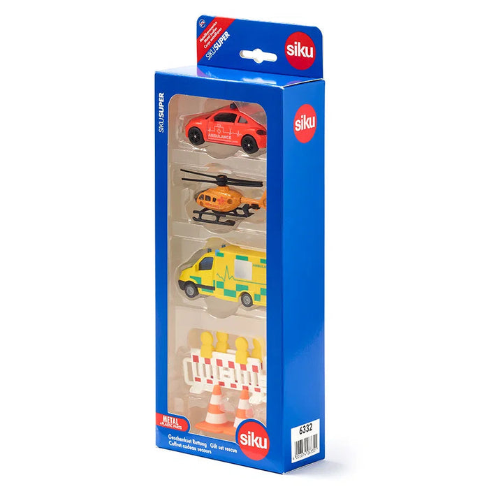 Siku 6332 Pelastus ajoneuvot 3kpl + lisätarvikkeet