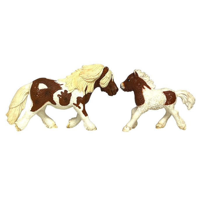 Schleich Shetlanninponi 13297 ja varsa 13608 - Second Hand