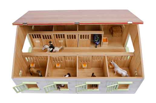 Kids Globe Hevostalli 1:24 (sopii Schleich hevosille) - Ennakkotilaus