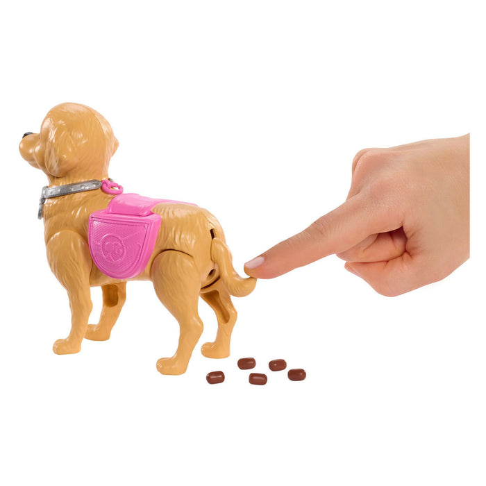 Barbie Walk And Potty nukke ja koira leikkisetti