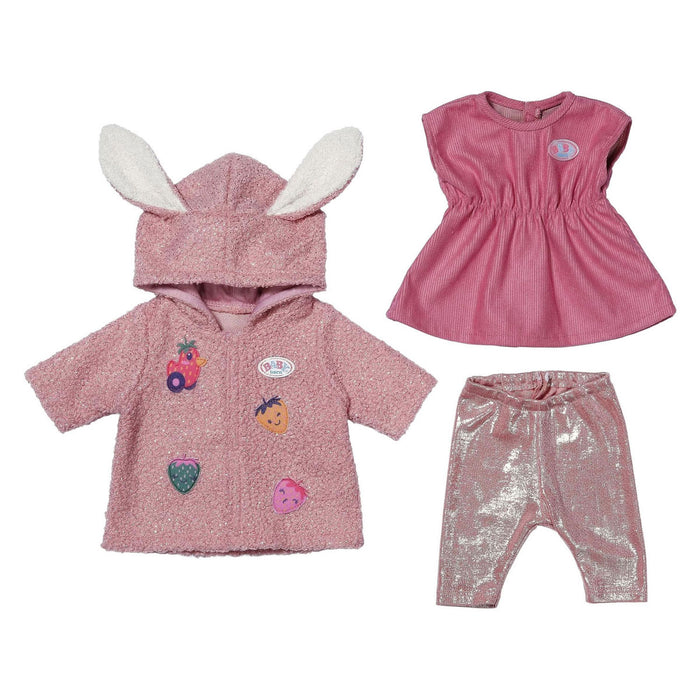 Baby Born nuken pupu Takki, legginsit ja tunika 43cm