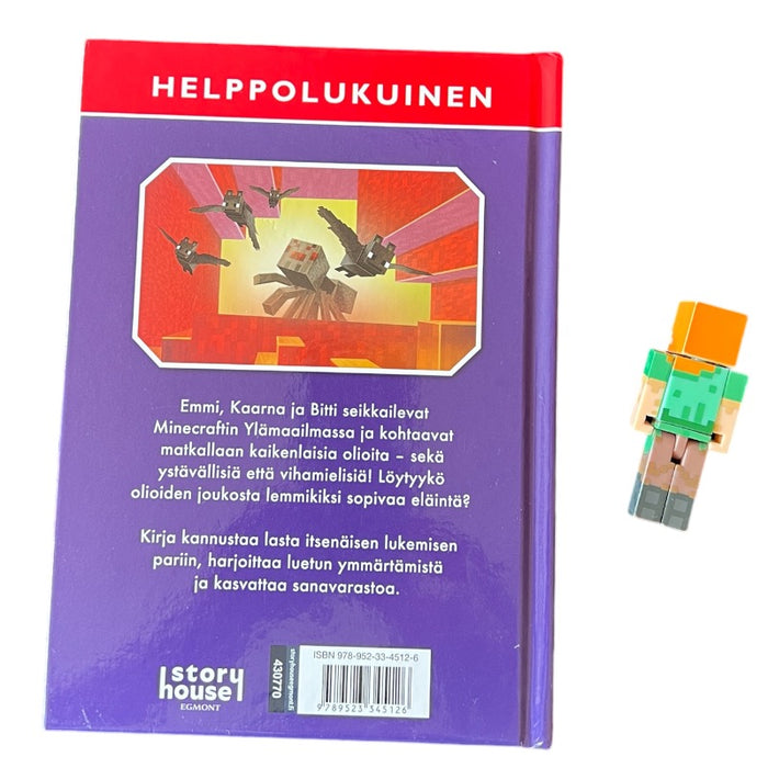 Minecraft Ylämaan oliot kirja ja figuuri - Second Hand