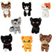Warrior Cats mini Mystery S1 Soturikissa pehmolelu 15cm