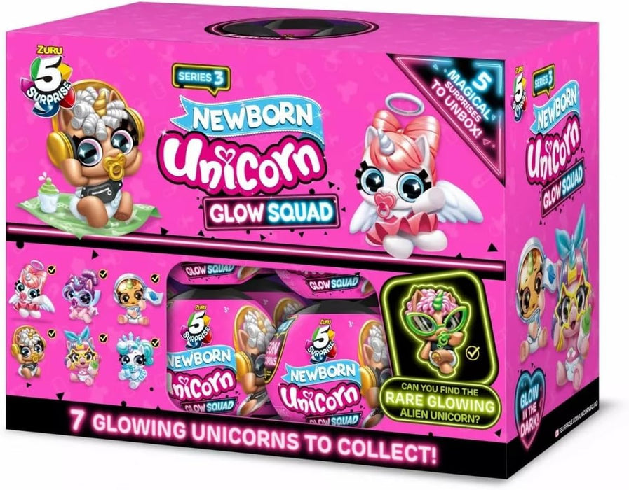 Zuru Newborn Unicorn Glow Squad yllätys pallo