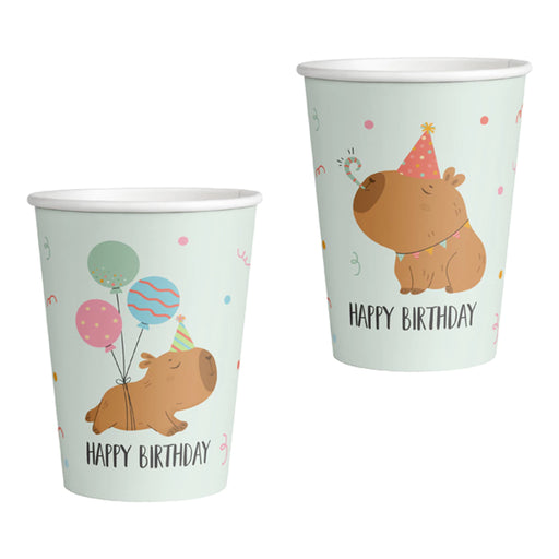 Capybara paperimukit 8kpl